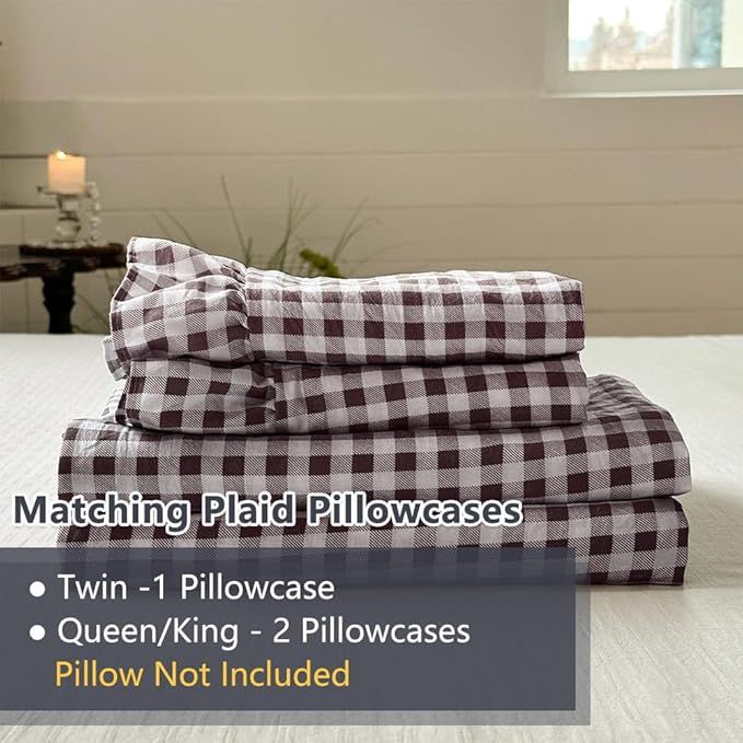 Microfiber Bed Sheet Set - Queen - 4 Piece