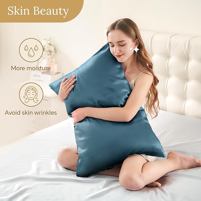 Mulberry Silk Cooling Pillowcase - Queen - 20 x 30 in