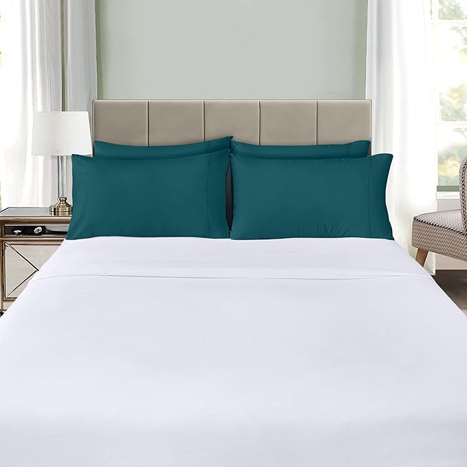 Microfiber Pillowcase Set - Queen - 20 x 30 in - 4 Pack
