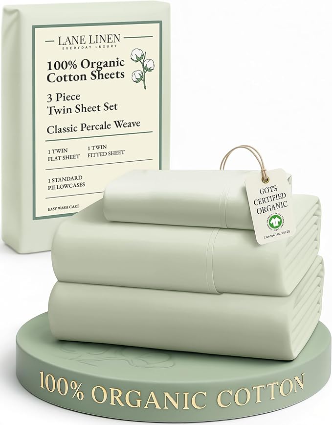 Linen Bed Sheet Set - Twin - 3 Piece