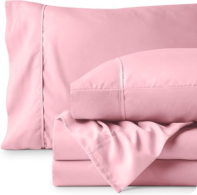 Microfiber Bed Sheet Set - Full - 4 Piece