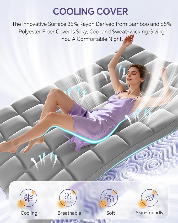 Memory Foam Mattress Topper - King