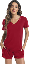 Women's Bamboo Cooling Pajama Set - Short Sleeve - 2 Piece