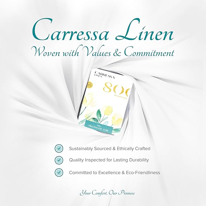 Linen Cooling Pillowcase Set - Queen - 2 Piece