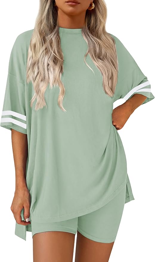 Shorts Pajama Set - Short Sleeve - 2 Piece
