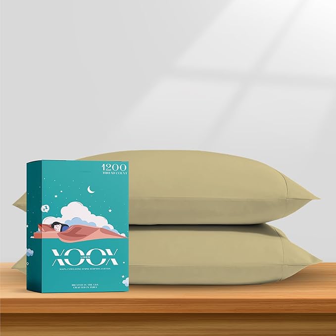 Linen Cooling Pillowcase Set - Queen - 2 Piece