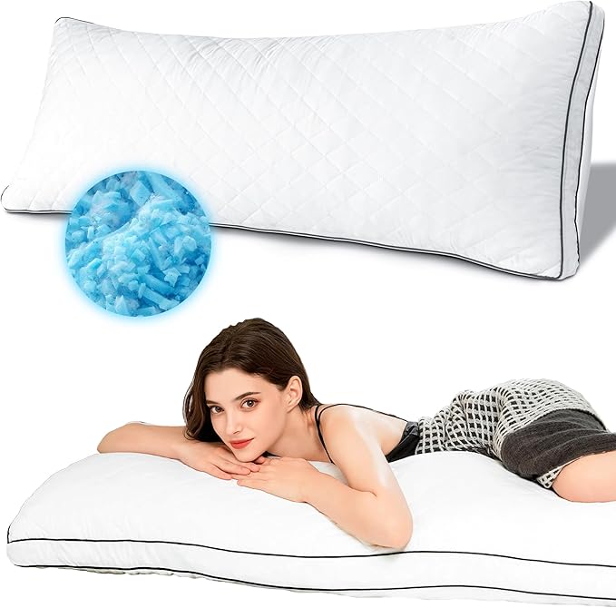 Memory Foam Body Pillow - Full - 20 x 54 in