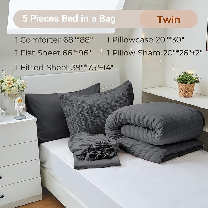 Comforter Set - Twin - 5 Piece