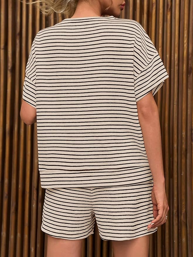 Shorts Pajama Set - Short Sleeve - 2 Piece
