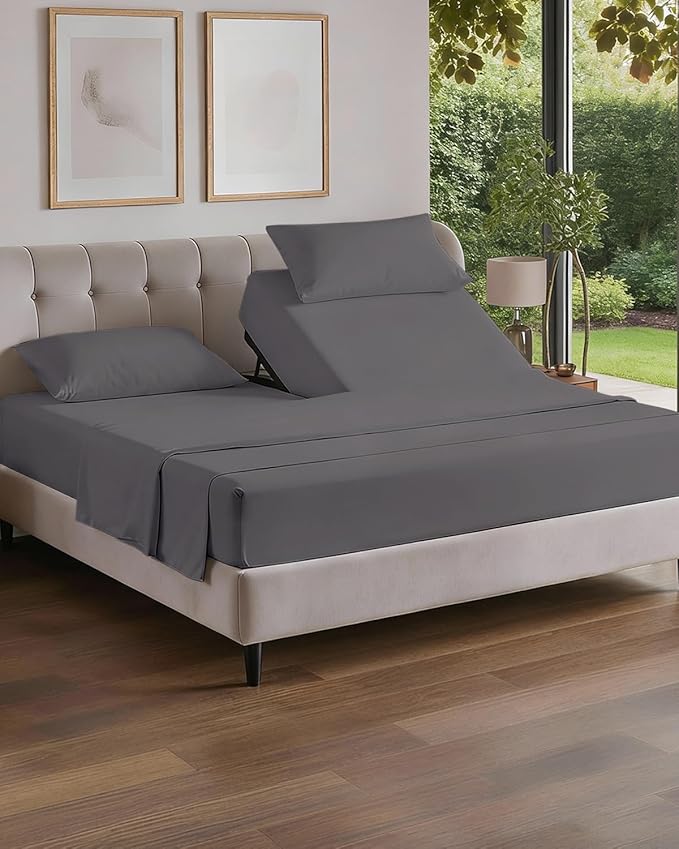 Bed Sheet Set - Split King - 4 Piece
