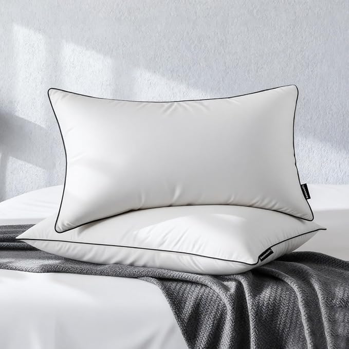 100% Cotton Bed Pillow - Queen - 2 Piece