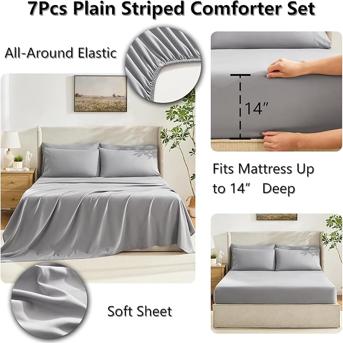 Comforter Set - Full - 7 Piece