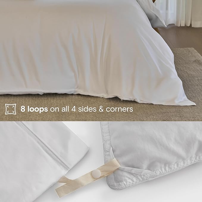 Bamboo Cooling Duvet Cover Set - Queen