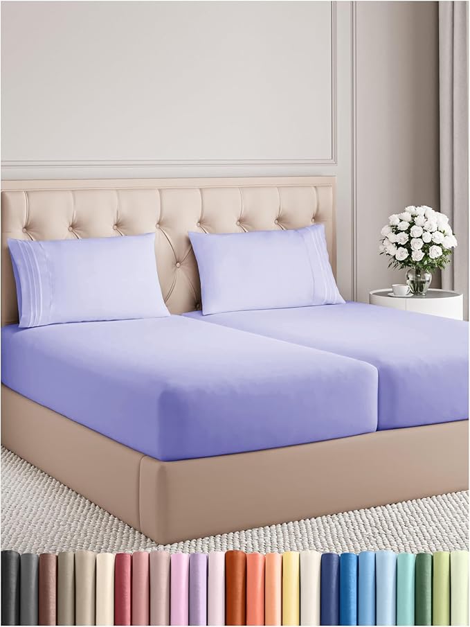 Cooling Bed Sheet Set - Split King - 5 Piece