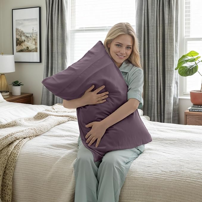 Bamboo Cooling Pillowcase Set - King - 20 x 40 in - 2 Pack - 2 Piece