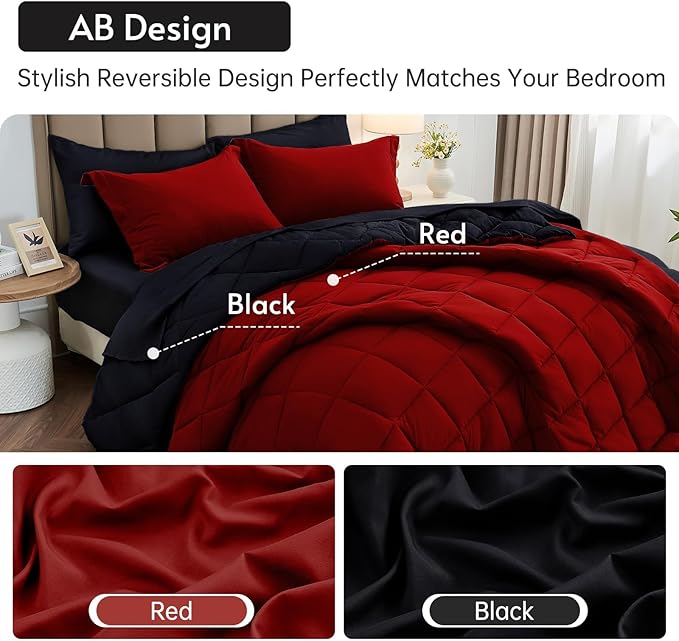 Comforter Set - Queen - 7 Piece