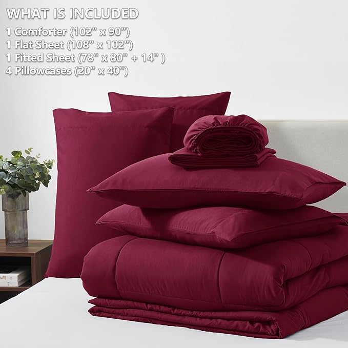 Comforter Set - King - 7 Piece