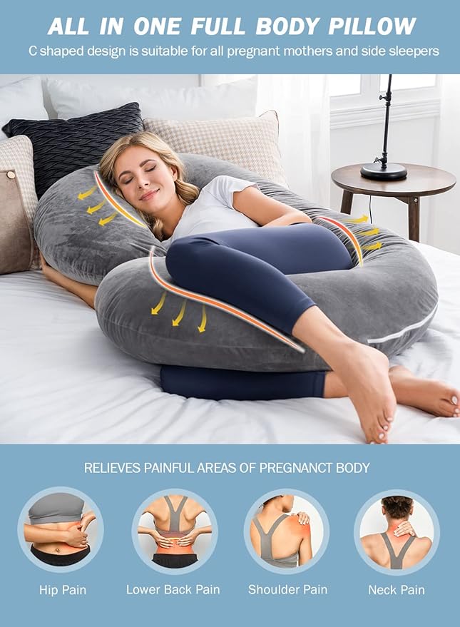 Velvet Body Pillow