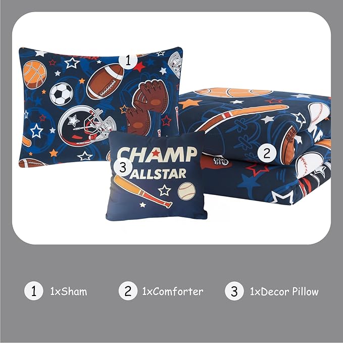 Comforter Set - Twin - 3 Piece