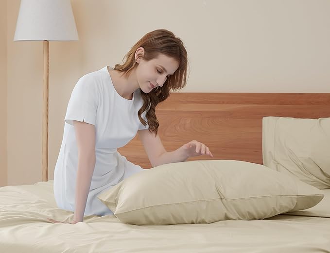 100% Cotton Pillowcase Set - King - 20 x 40 in - 2 Piece