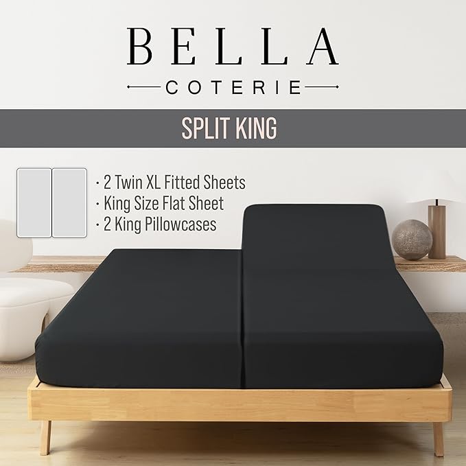 Bamboo Cooling Bed Sheet Set - Split King