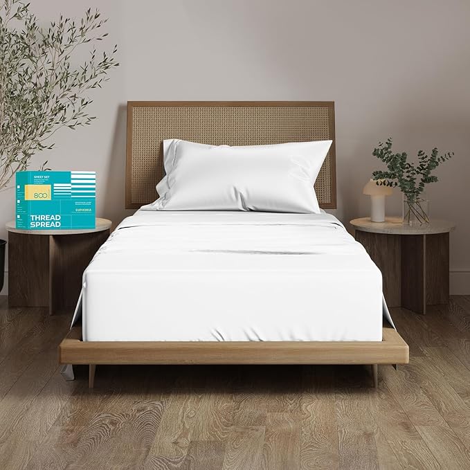 Cooling Bed Sheet Set - Twin - 16 in Deep Pocket - 3 Piece