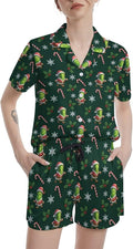 Women's Pajama Set - Short Sleeve - 2 Piece