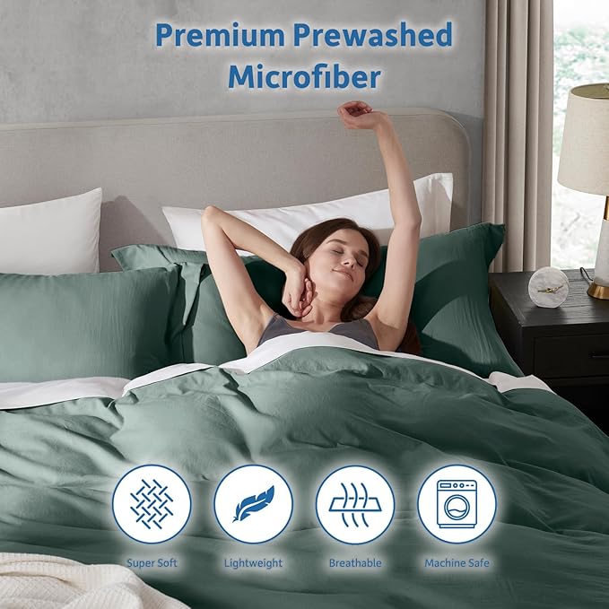 Duvet Cover Set - King - 104 x 90 in - 3 Piece