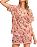 Women's Pajama Set - Short Sleeve - 2 Piece