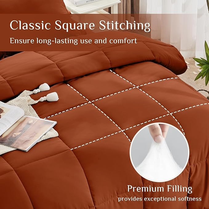 Down Alternative Comforter Set - King - 7 Piece
