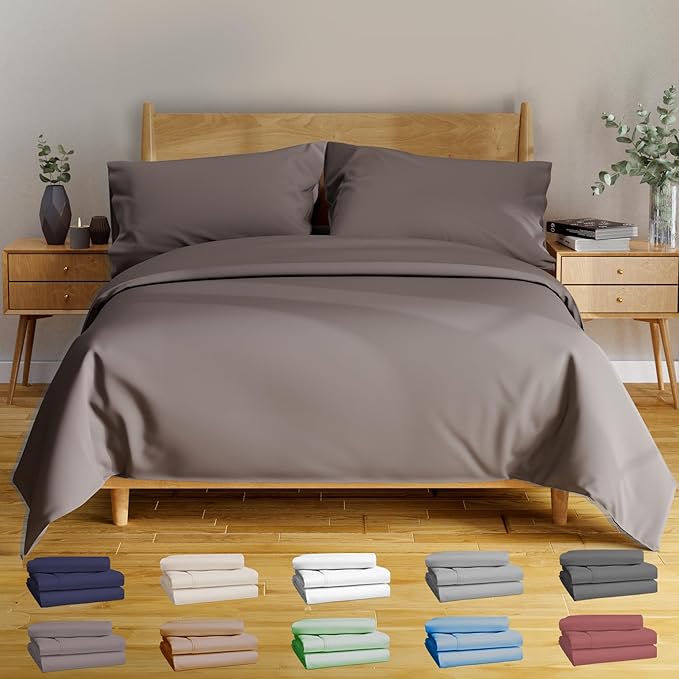 Bamboo Cooling Bed Sheet Set - Full - 4 Piece