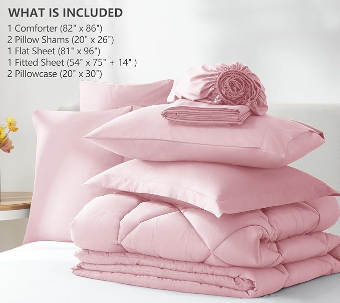 Down Alternative Comforter Set - Full - 7 Piece