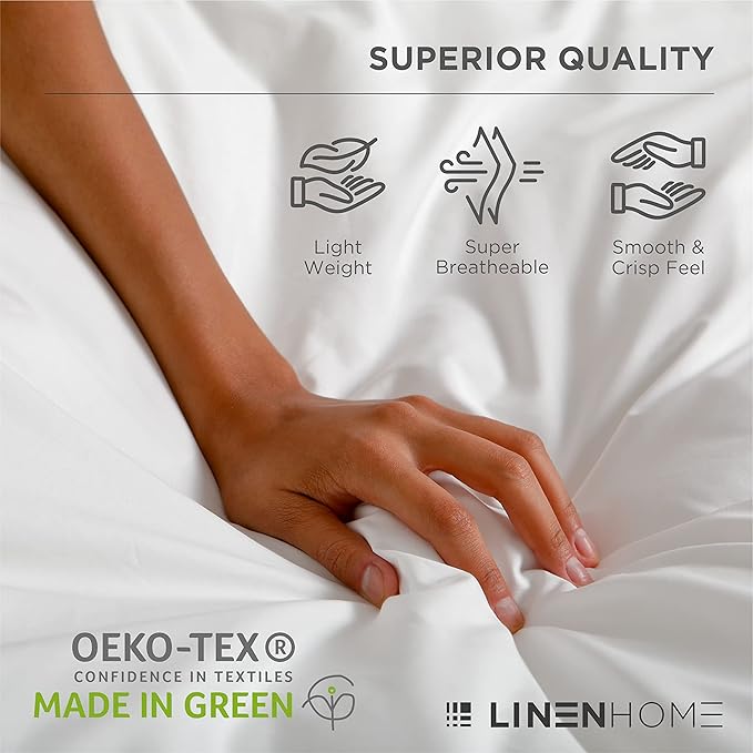 100% Cotton Bed Sheet Set - King - 4 Piece