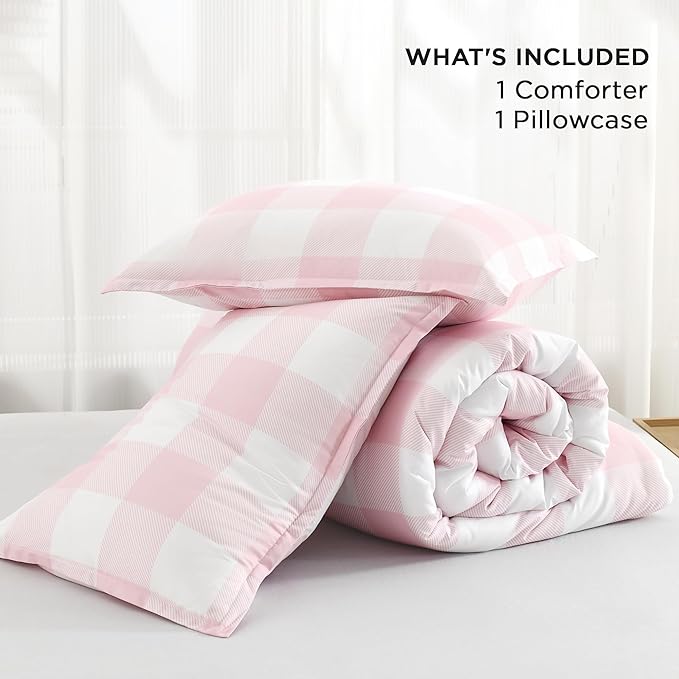 Microfiber Comforter Set - Twin - 66 x 90 in - 2 Piece