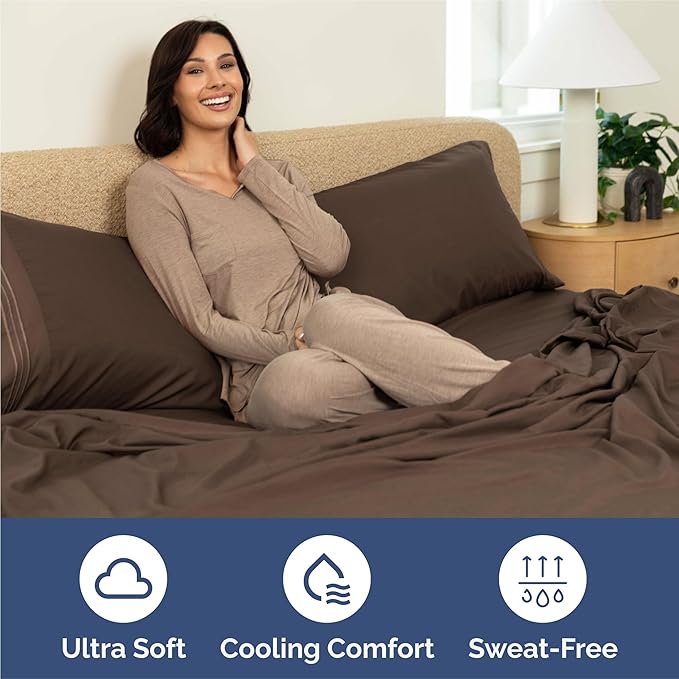 Cooling Bed Sheet Set - Split King - 5 Piece