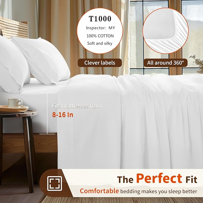 Bed Sheet Set - Twin - 3 Piece