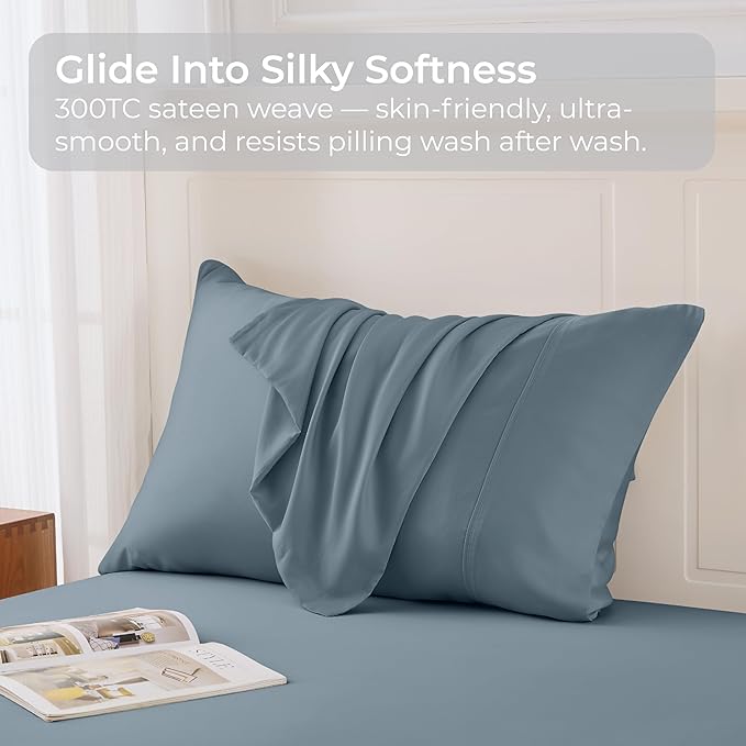 Bamboo Cooling Bed Sheet Set - King - 2 Pack