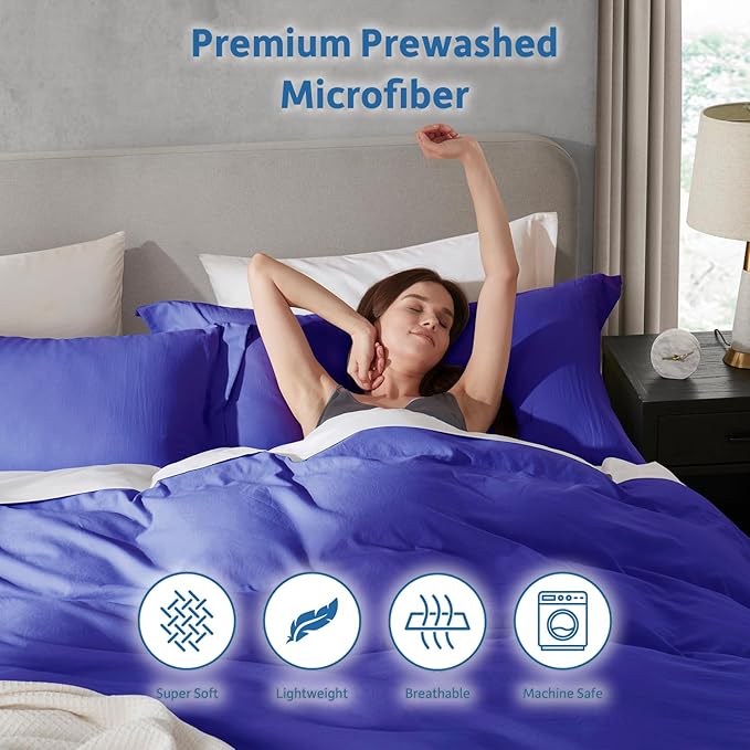 Duvet Cover Set - Full - 80 x 90 in - 3 Piece