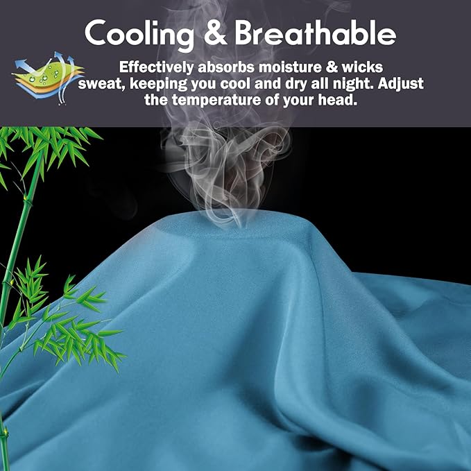 Bamboo Cooling Pillowcase Set - King - 2 Pack