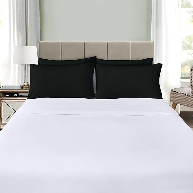 Microfiber Pillowcase Set - Queen - 20 x 30 in - 4 Pack