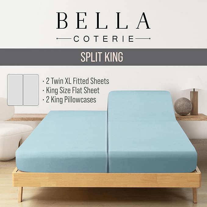 Bamboo Cooling Bed Sheet Set - Split King