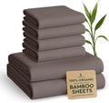 Bamboo Bed Sheet Set - King - 6 Piece