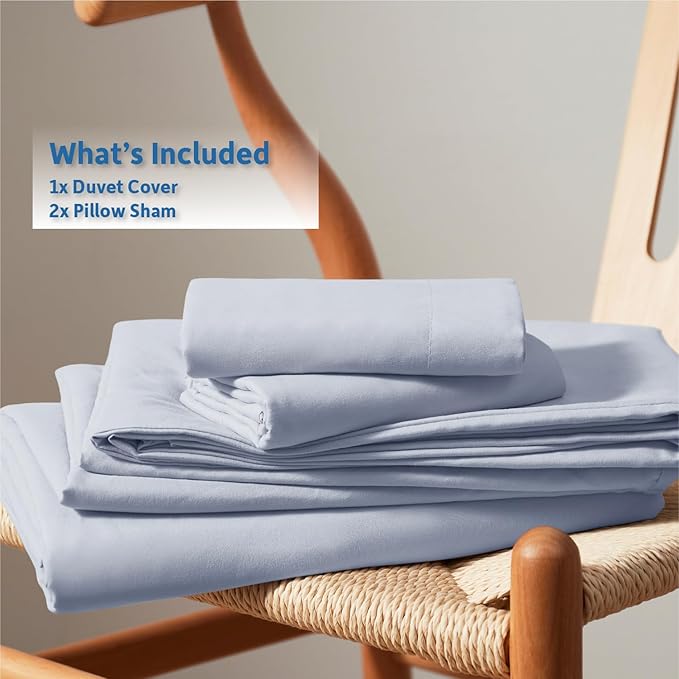 Duvet Cover Set - Full - 80 x 90 in - 3 Piece