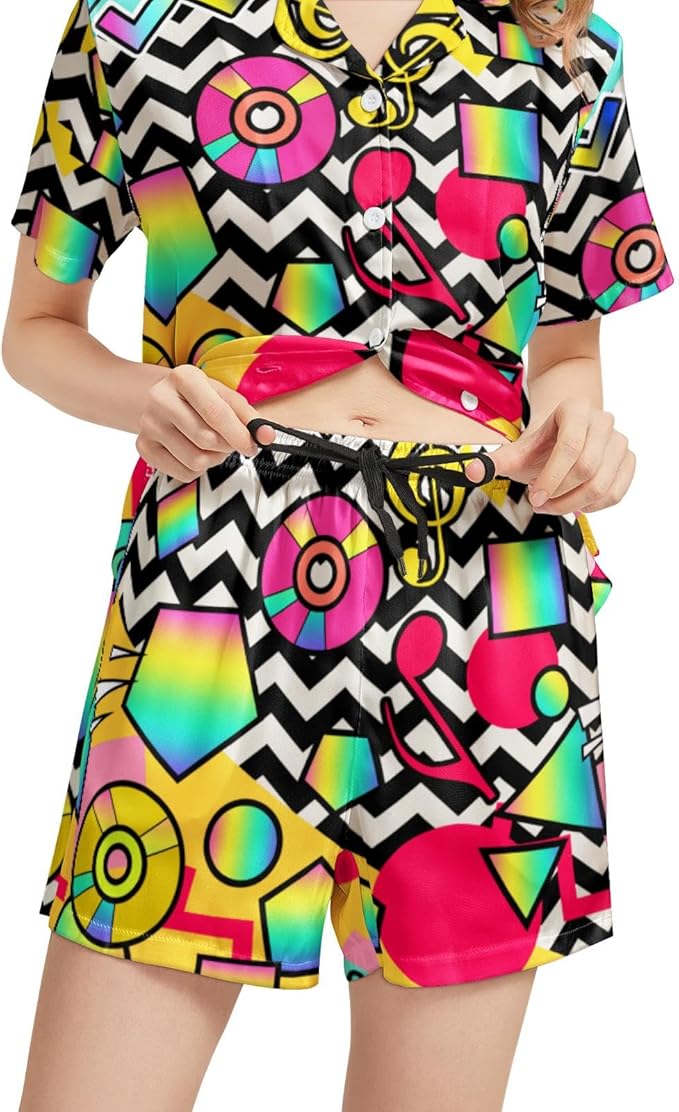 Women's Pajama Set - Short Sleeve - 2 Piece