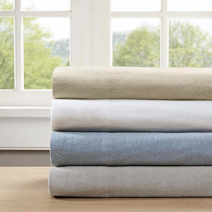 Flannel Bed Sheet Set - King - 4 Piece