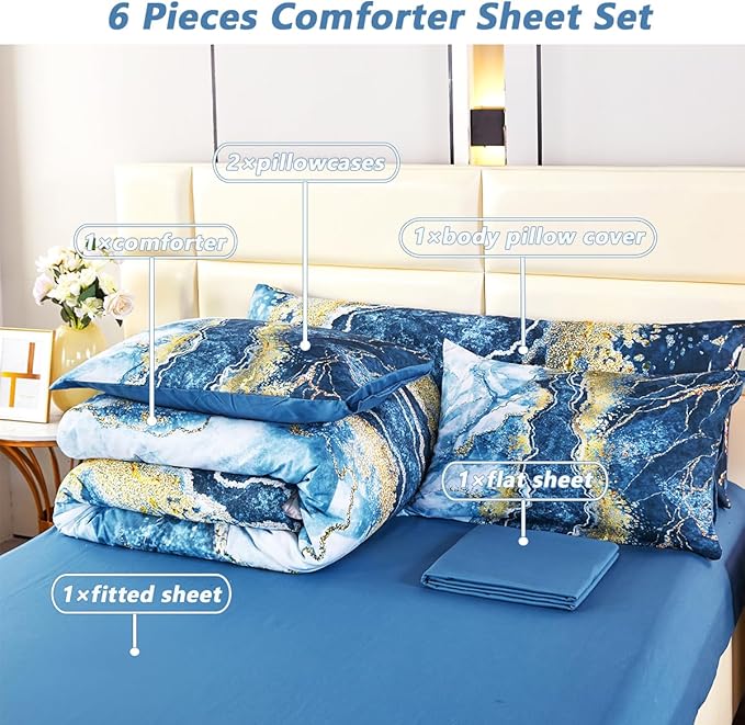 Comforter Set - Capri - Queen - 6 Piece