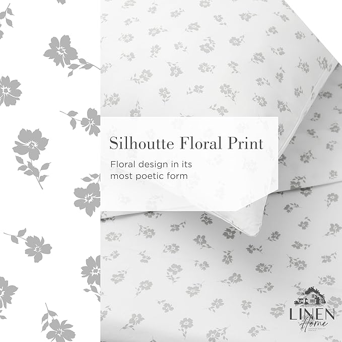 100% Cotton Bed Sheet Set - King - 4 Piece