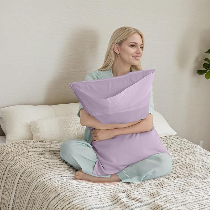 Bamboo Cooling Pillowcase Set - King - 20 x 40 in - 2 Pack - 2 Piece