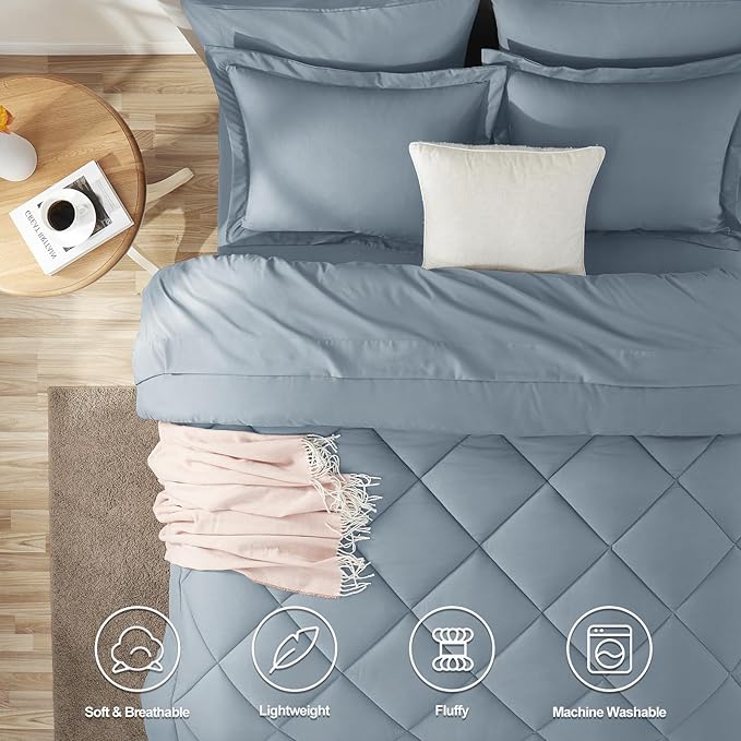 Down Alternative Comforter Set - Full - 7 Piece
