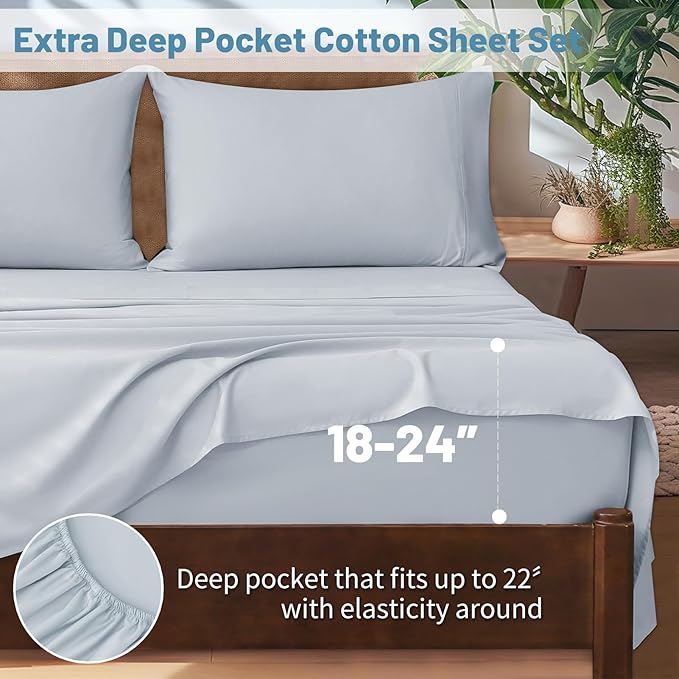 Bed Sheet Set - California King - 4 Piece